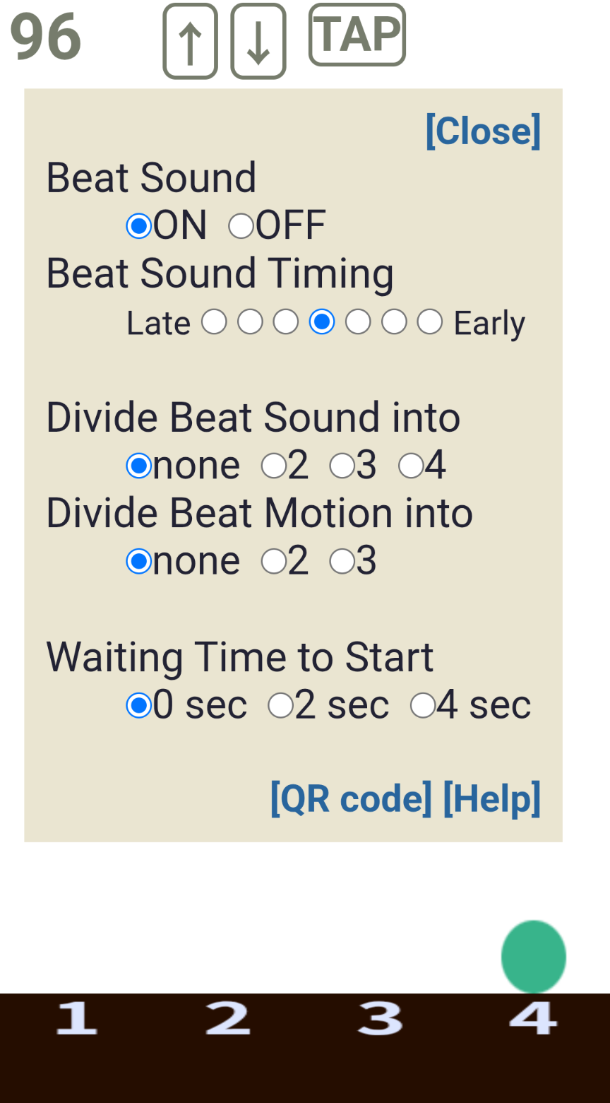 「Auftakt5」設定画面